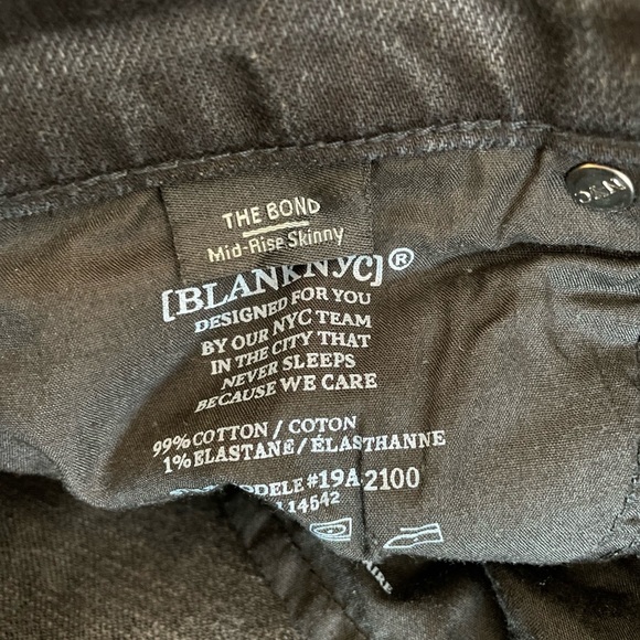 Blank NYC “The Bond” Fringe Leg Skinny Jeans - Size 28 - Picture 13 of 15